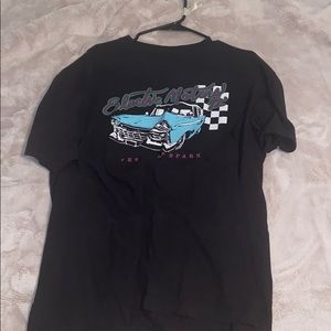 Brandy Melville electric motors oversized tee